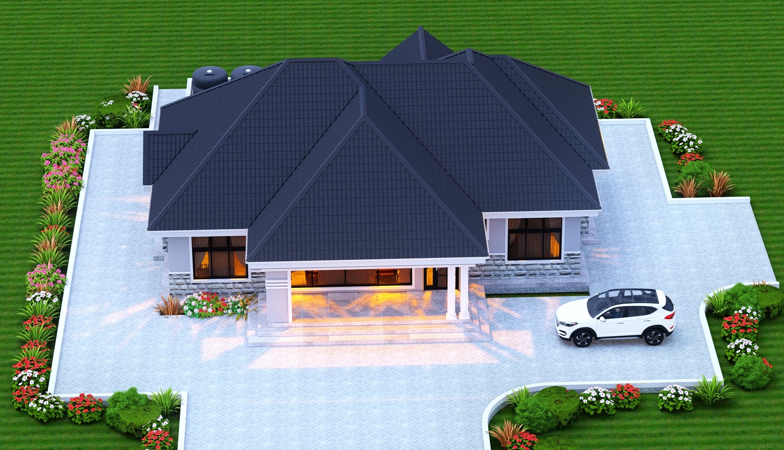 Modern and Elegant single-storey Bungalow in Nairobi, Kenya., project detail 2 of 6
