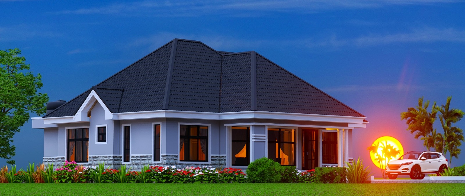 Modern and Elegant single-storey Bungalow in Nairobi, Kenya., project detail 3 of 6